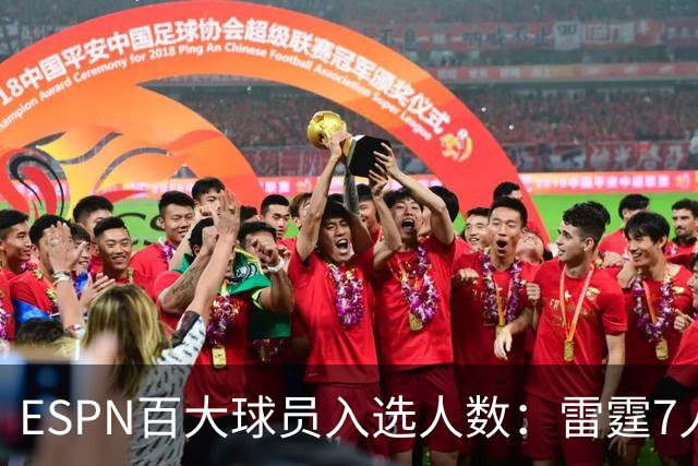 ESPN百大球员入选人数：雷霆7人联盟最多